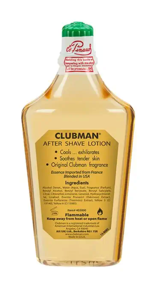 Clubman Pinaud - Original Aftershave Lotion 177ml.