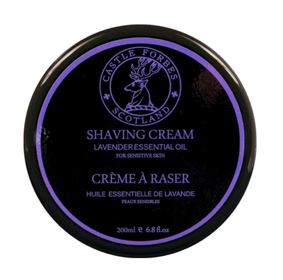 Castle Forbes "Lavender Essental Oil" -Shaving Cream -200ml