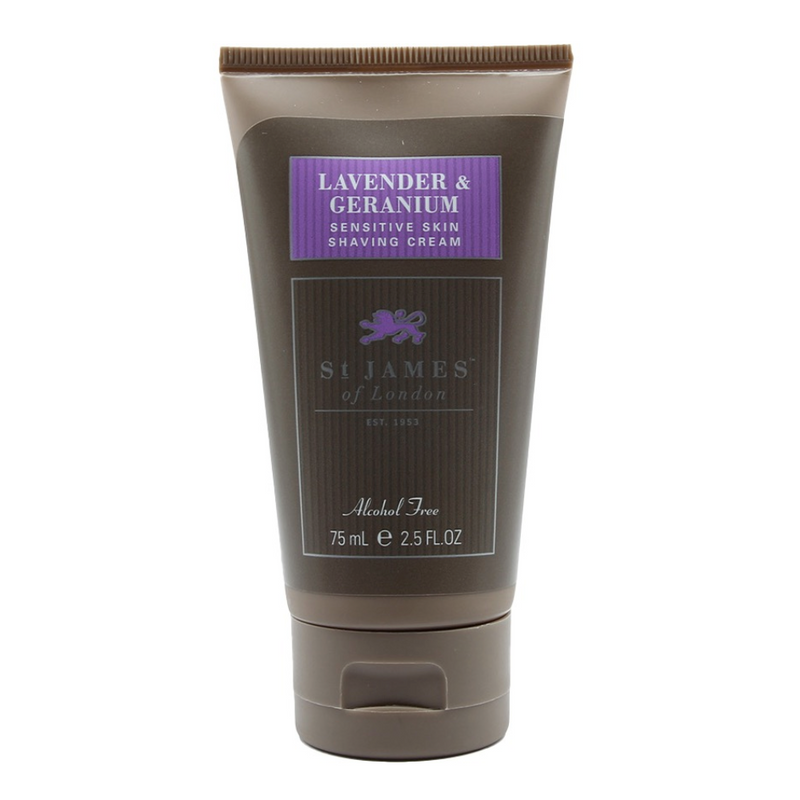 St James of London "Lavender & Geranium" - Shaving Cream 75ml