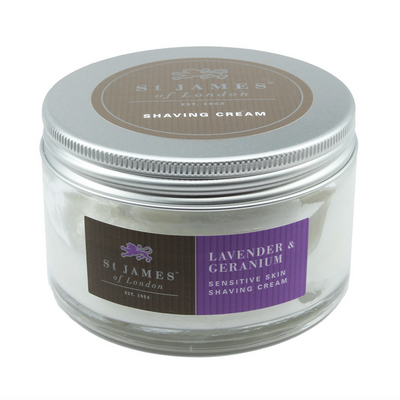 St James of London "Lavender & Geranium" - Shaving Cream 150ml