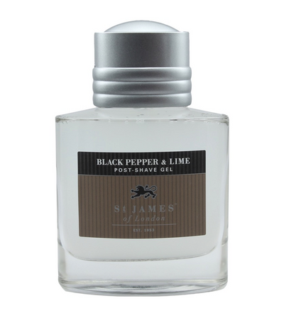 St James of London "Black Pepper & Lime" - Aftershave Gel 100ml