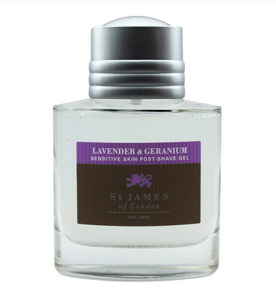 St James of London "Lavender & Geranium" - Aftershave Gel 100ml