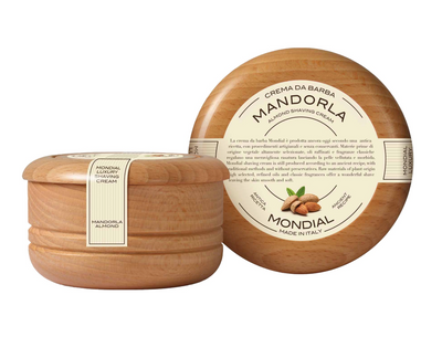 Mondial 1908 "Shaving Cream" - Mandorla Almond Wooden Bowl 140ml.