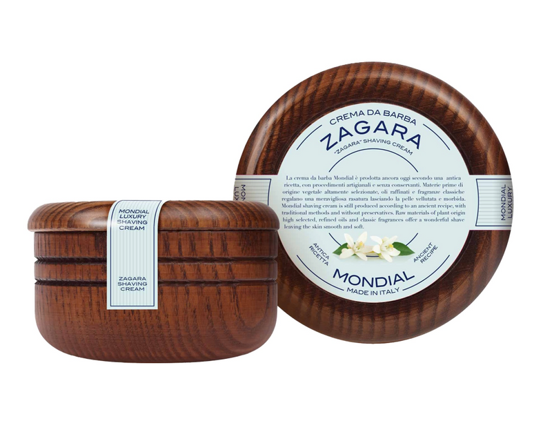 Mondial 1908 "Shaving Cream" - Zagara in Wooden Bowl 140ml