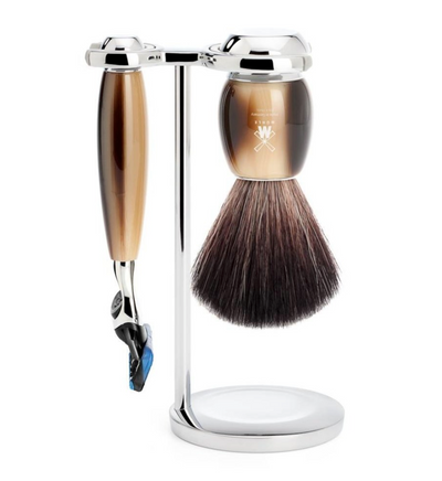 Muhle "VIVO" Fusion Shaving Set - Imitatie Hoorn