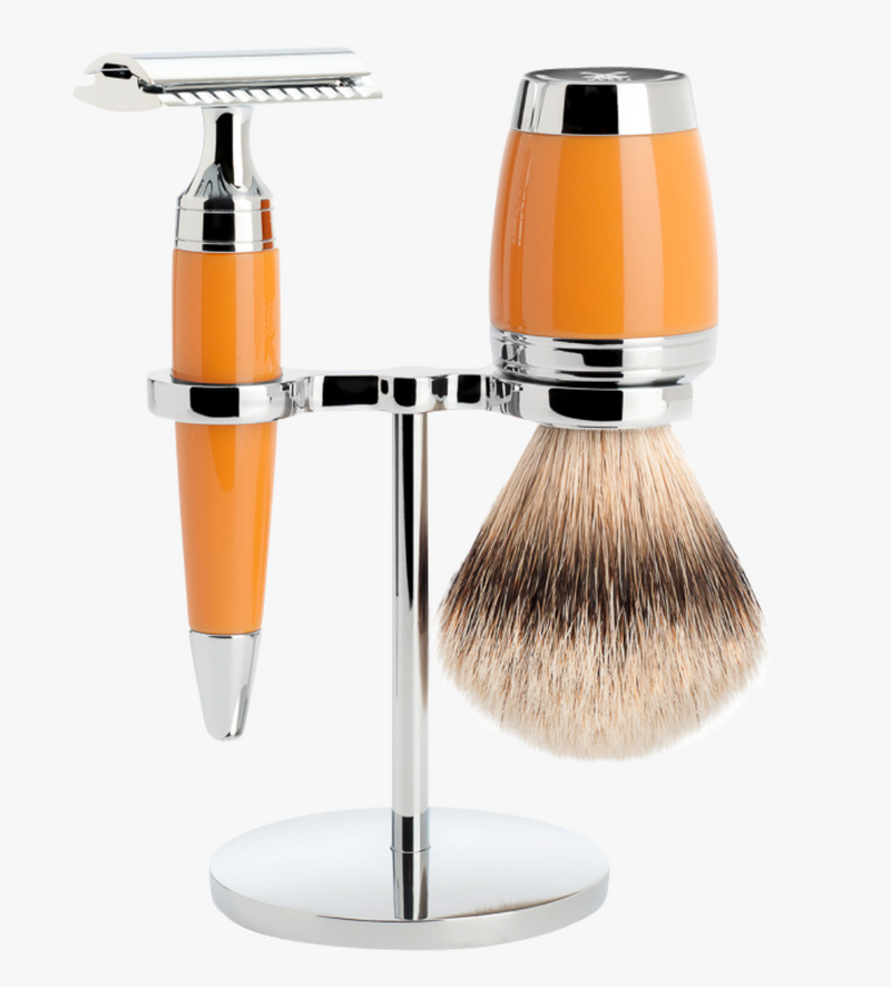 Muhle "STYLO" DE Razor Shaving Set - Butterschotch