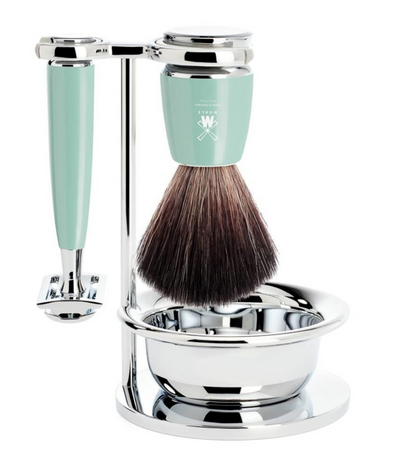 Muhle "RYTMO" DE Razor & Brush Set - Light Green