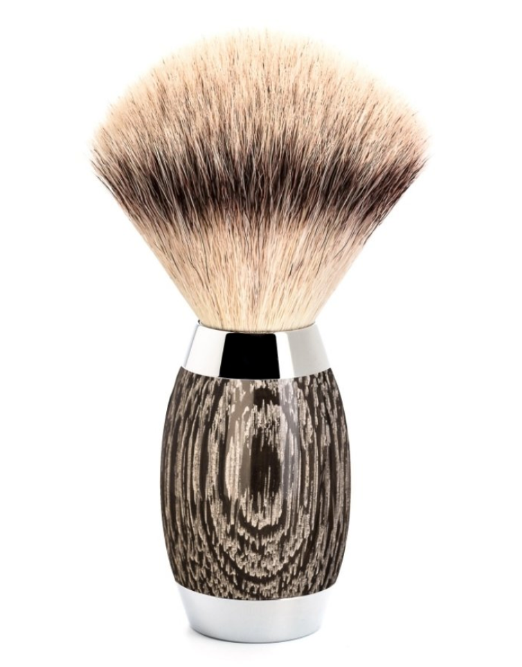 Muhle "EDITION" Silvertip Fibre Badger Bog Oak - Moeras Eik (L)