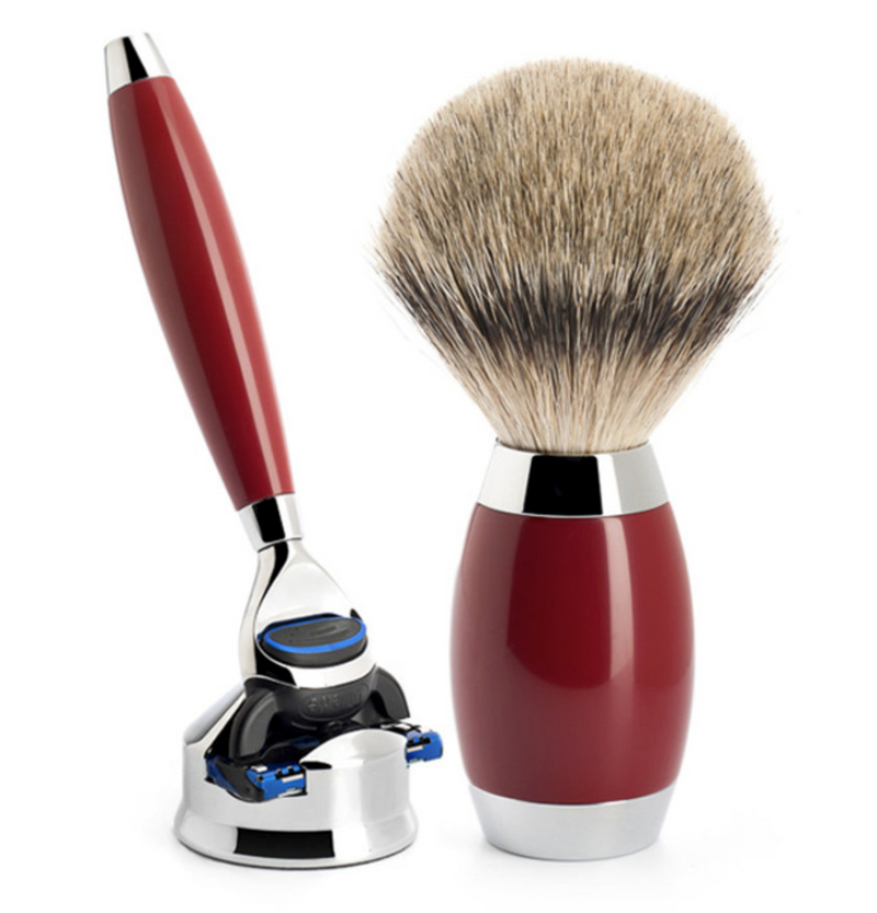 Muhle "EDITION" Fusion Razor & Brush Set - Urushi