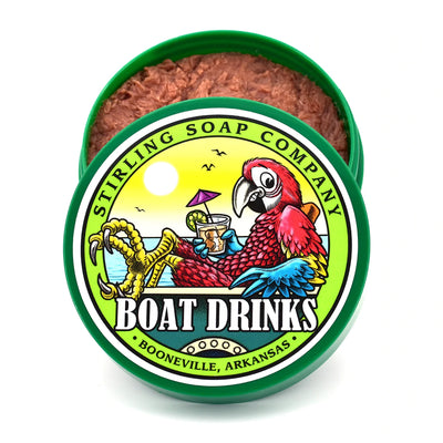 Stirling Soap Co. - Shaving Soap "Boat Drinks" - 170ml