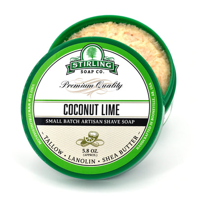 Stirling Soap Co. - Shaving Soap "Coconut Lime" - 170ml