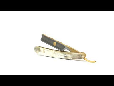 Dovo "Bergischer Löwe" Straight Razor - African Cowhorn 5/8"