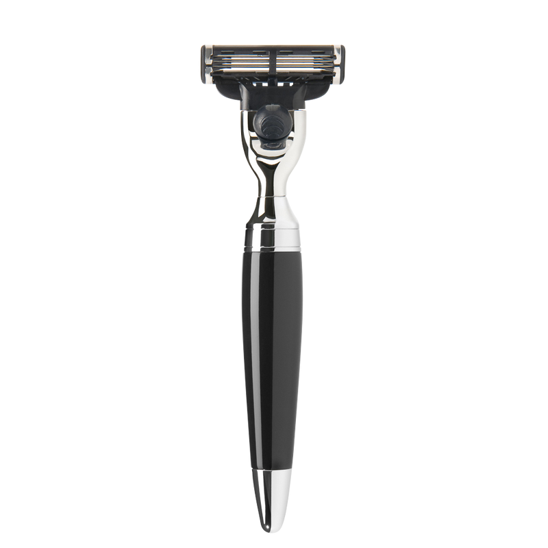 Muhle "STYLO" Mach 3 Razor - Black Resin