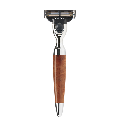 Muhle "STYLO" Mach 3 Razor - Thuja Wood