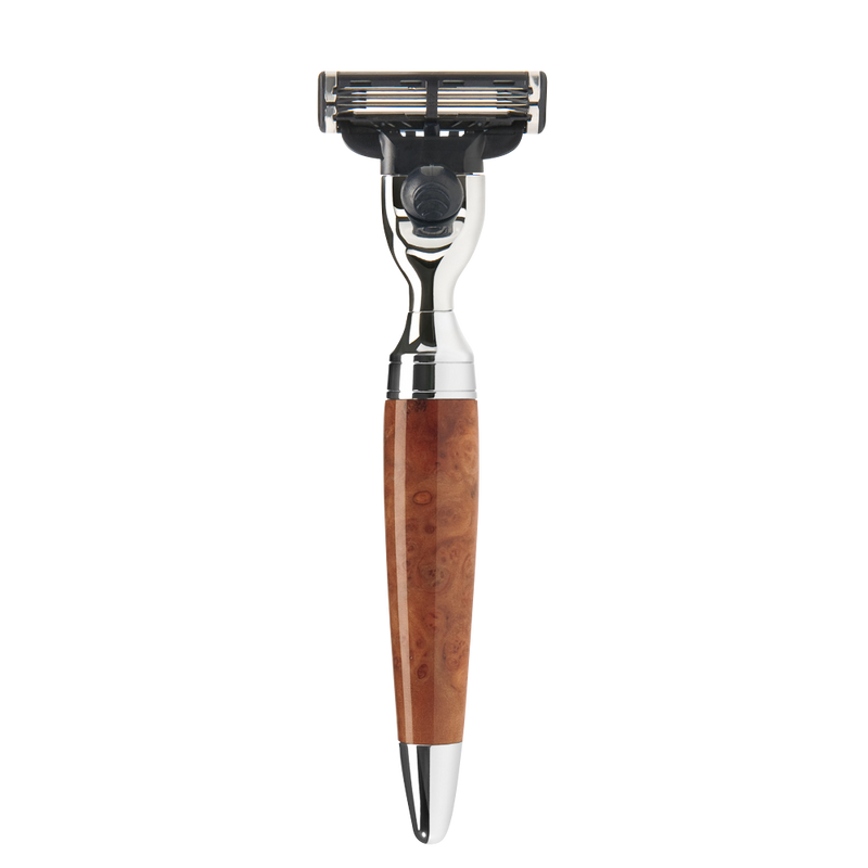 Muhle "STYLO" Mach 3 Razor - Thuja Wood