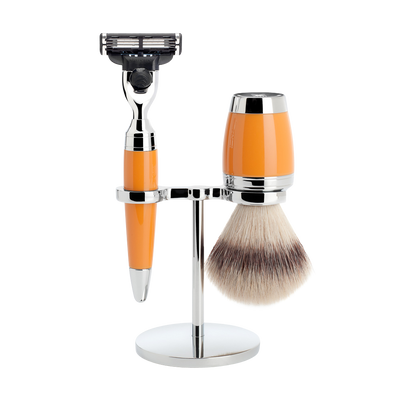 Muhle "STYLO" Mach 3 Shaving Set - Butterschotch