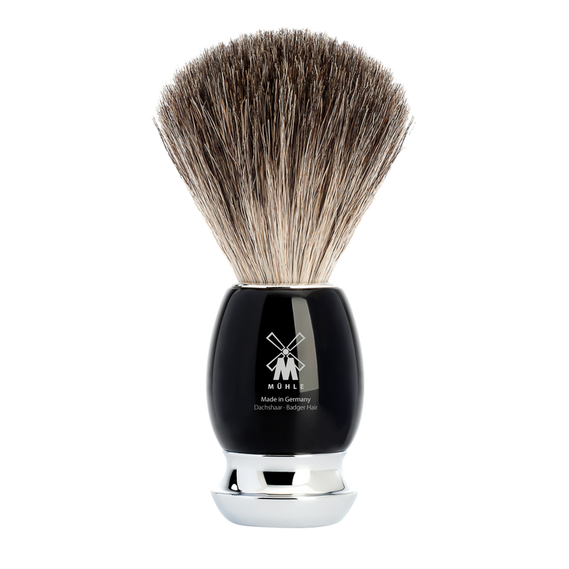 Muhle "VIVO" Pure Badger - Graudas Black (M)