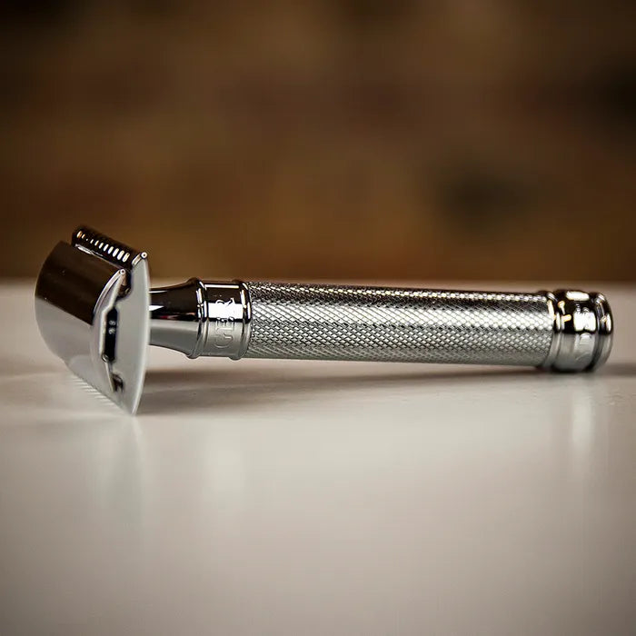 Edwin Jagger "Traditional" DE89(KN) - DE Razor Knurled Handle