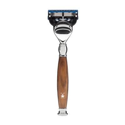 Muhle "SOPHIST" Fusion Razor & Brush Set - Ironwood