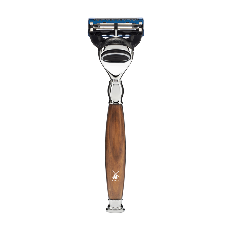 Muhle "SOPHIST" Fusion Razor & Brush Set - Ironwood