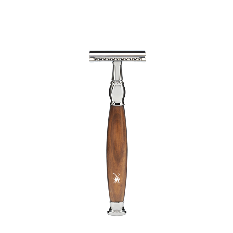 Muhle "SOPHIST" DE Safety Razor & Brush Set - Ironwood