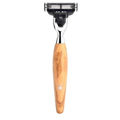 Muhle "KOSMO" Mach 3 Razor - Olive Wood