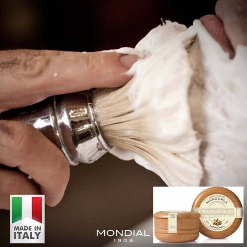 Mondial 1908 "Shaving Cream" - Mandorla Almond Wooden Bowl 140ml.