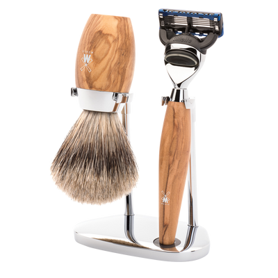 Muhle "KOSMO" Fusion Razor - Olive Wood