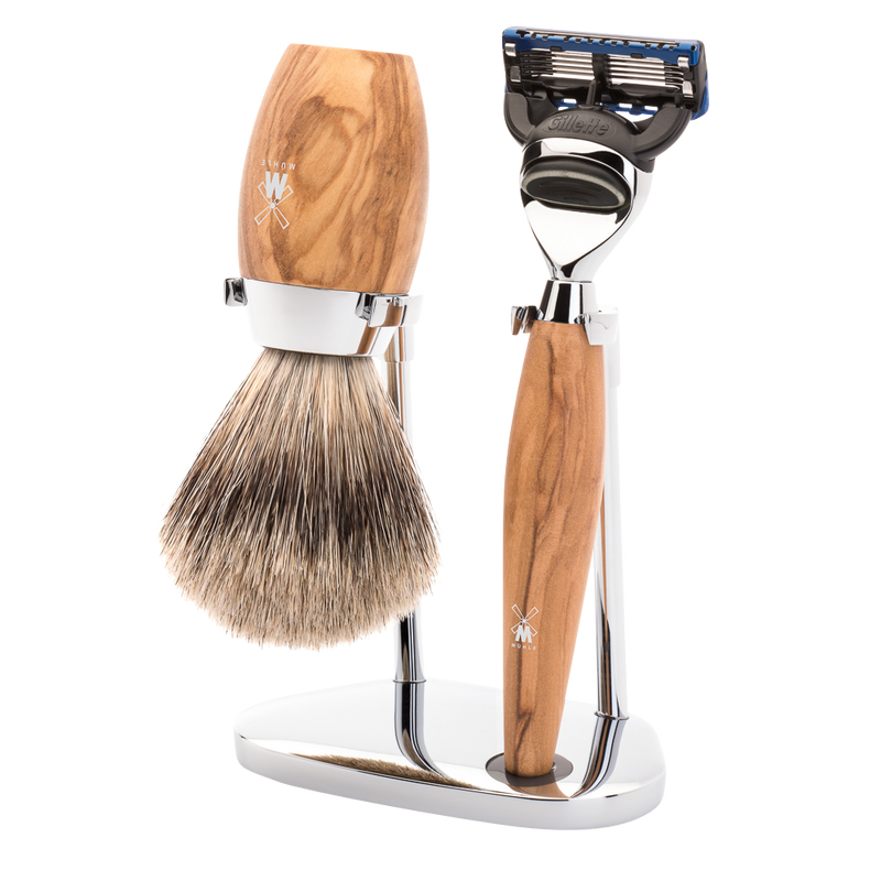 Muhle "KOSMO" Fusion Razor - Olive Wood