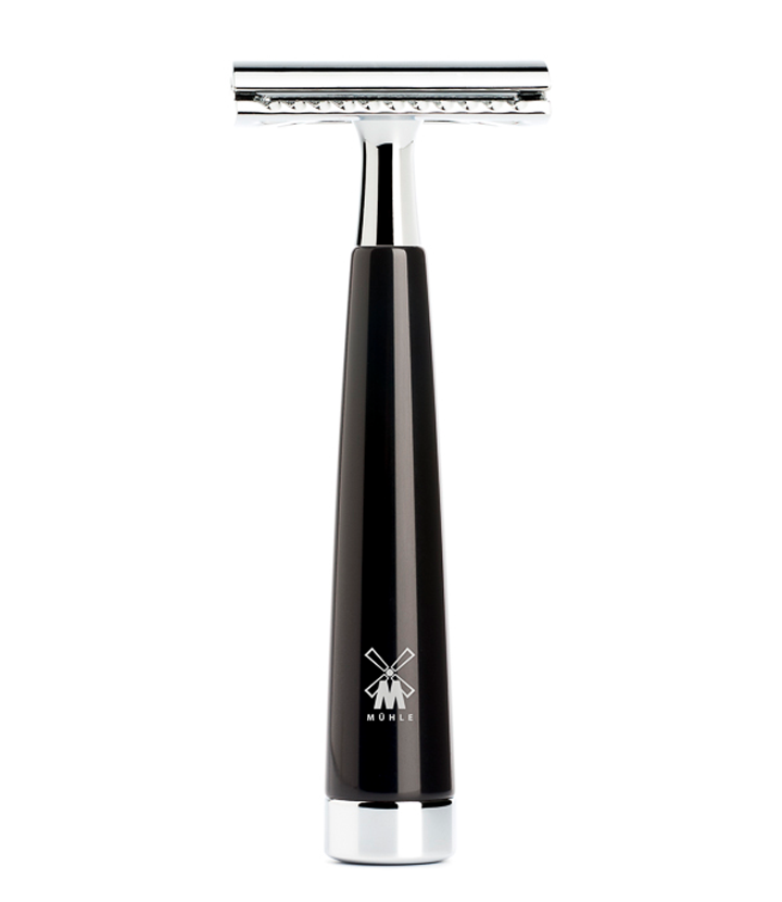 Muhle "LISCIO" DE Razor & Brush Set - Black