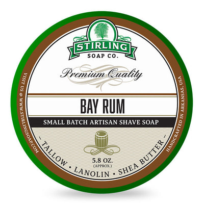 Stirling Soap Co. - Shaving Soap "Bay Rum" - 170ml