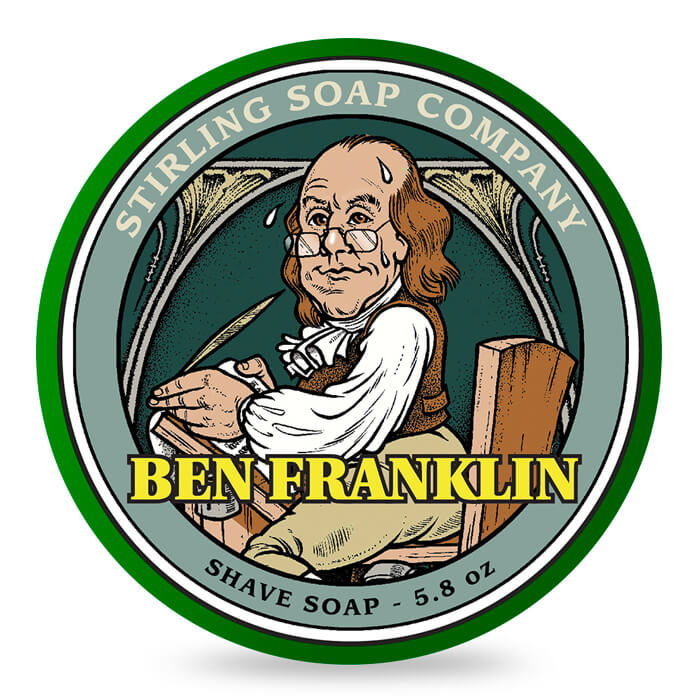 Stirling Soap Co. - Shaving Soap "Ben Franklin" - 170ml