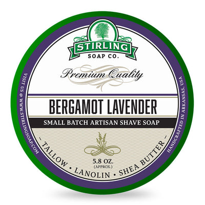 Stirling Soap Co. - Shaving Soap "Bergamot Lavender" - 170ml