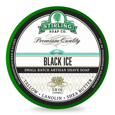 Stirling Soap Co. - Shaving Soap "Black Ice" - 170ml