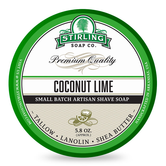 Stirling Soap Co. - Shaving Soap "Coconut Lime" - 170ml