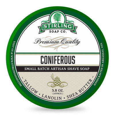 Stirling Soap Co. - Shaving Soap "Coniferous" - 170ml