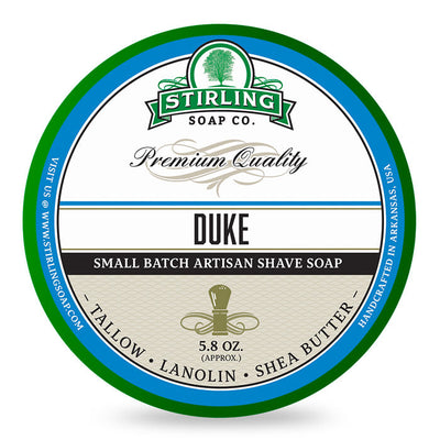 Stirling Soap Co. - Shaving Soap "Duke" - 170ml