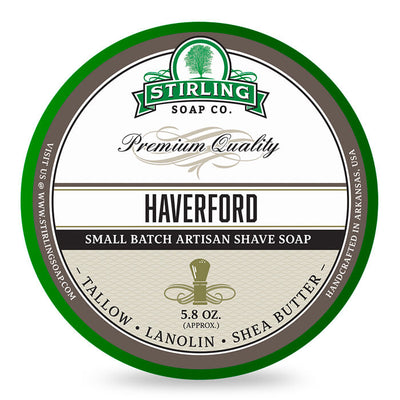 Stirling Soap Co. - Shaving Soap "Haverford" - 170ml