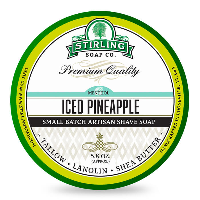 Stirling Soap Co. - Shaving Soap "Iced Pineapple" - 170ml