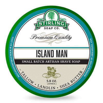 Stirling Soap Co. - Shaving Soap "Island Man" - 170ml