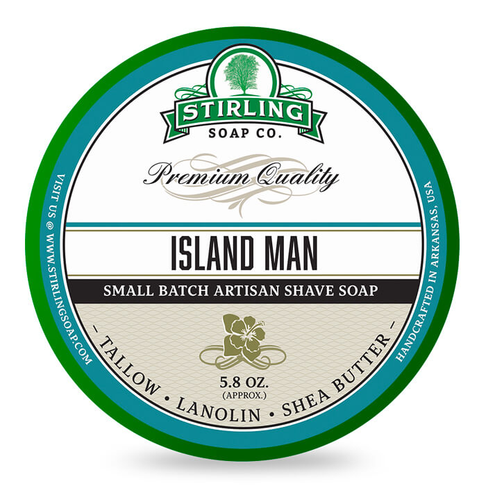 Stirling Soap Co. - Shaving Soap "Island Man" - 170ml