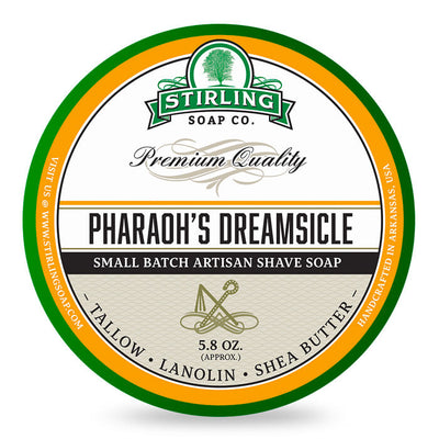 Stirling Soap Co. - Shaving Soap "Pharaoh's Dreamsicle" - 170ml