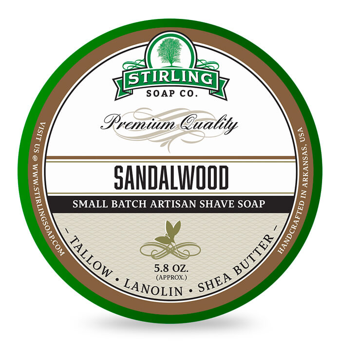 Stirling Soap Co. - Shaving Soap "Sandalwood" - 170ml