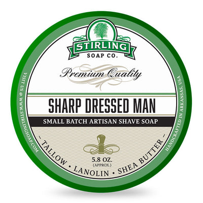 Stirling Soap Co. - Shaving Soap "Sharp Dressed Man" - 170ml