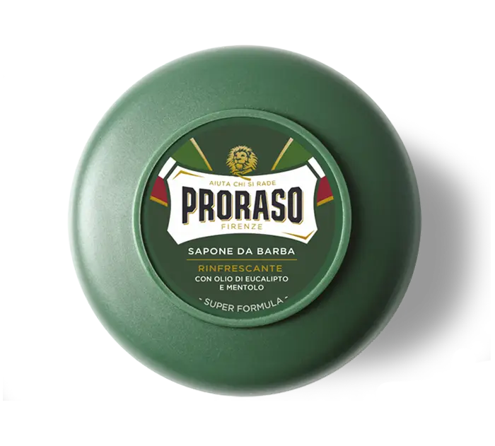 Proraso "Green Line Refreshing" - Scheerzeep in Bowl 150g